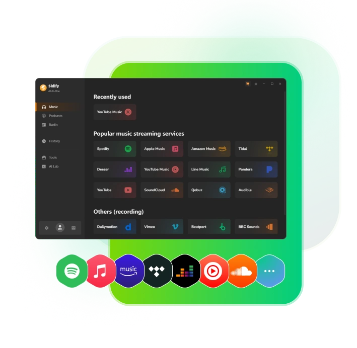 Sidify All-In-One - Meilleur Convertisseur de Musique en Streaming