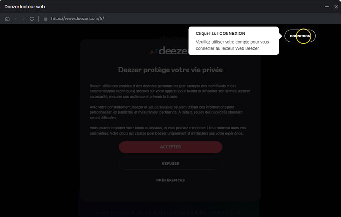 Ouvrez Deezer Music Converter