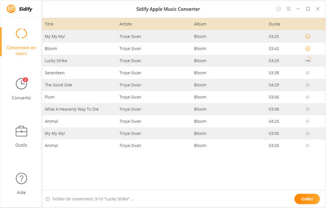 Convertir Apple Music en MP3/AAC/WAV/FLAC