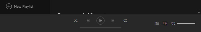 le bouton de lecture est grisé dans Spotify