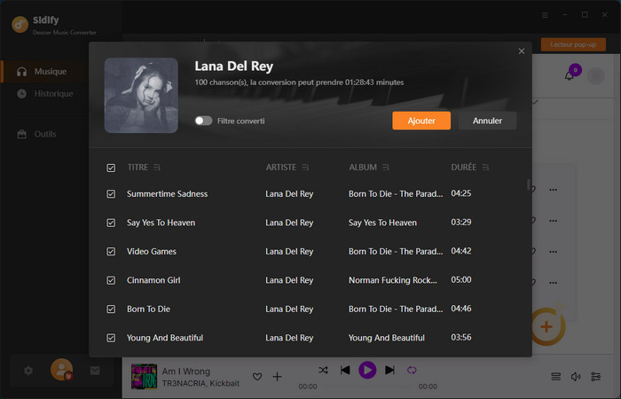 Ajoutez de la musique Deezer à Sidify