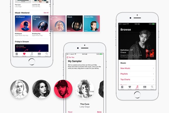 Découvrez de nouvelles musiques sur Apple Music