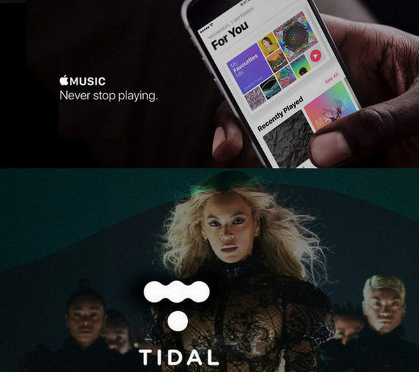 Comparaison entre Tidal et Apple Music
