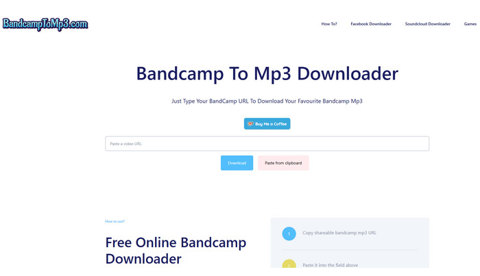 Bandcamp To Mp3 Downloader