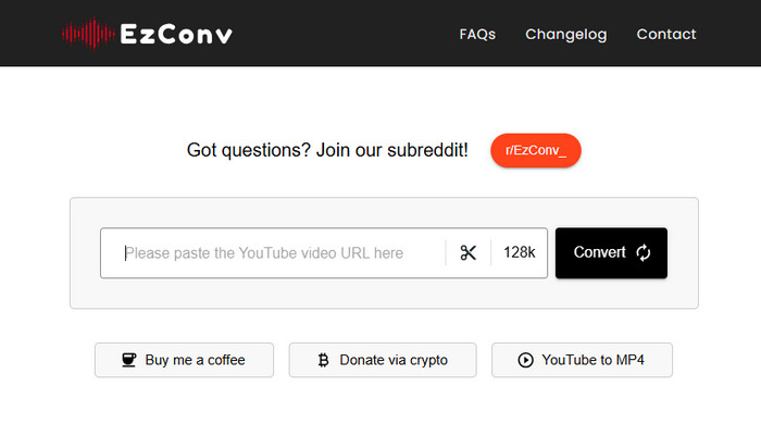 Collez l'URL YouTube