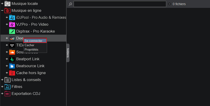 Se connecter VirtualDJ