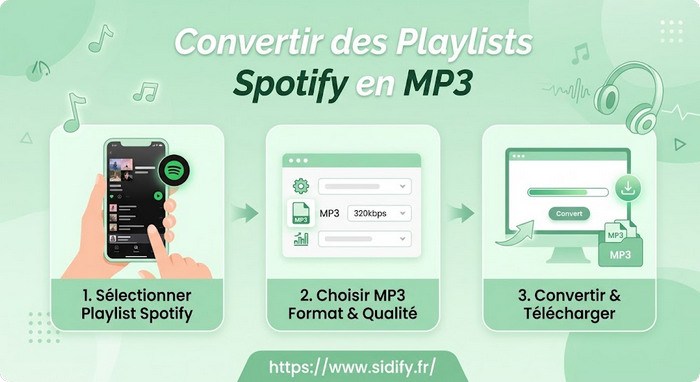 Convertir des playlists Spotify en MP3