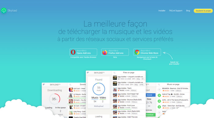 Convertir Spotify en MP3 avec Skyload