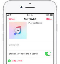 Créer une playlist Spotify sur l'application iPhone Apple Music