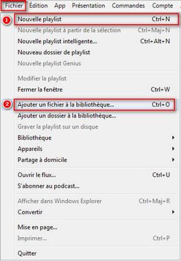 Créer une nouvelle liste de lecture sur iTunes Mac