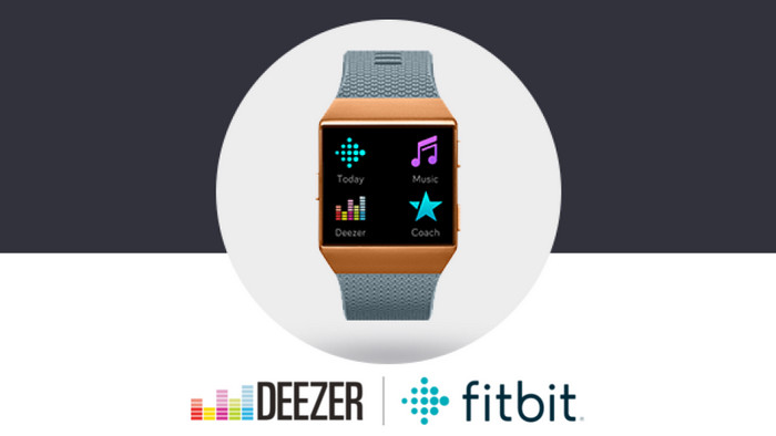 Deezer sur la montre Fitbit