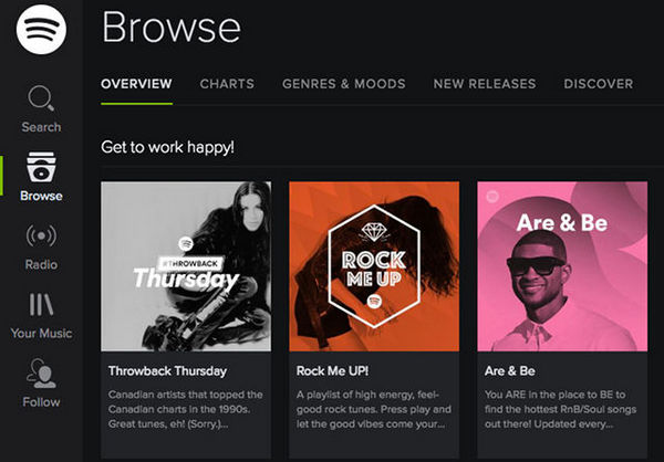 Descoperiți noua muzică Spotify
