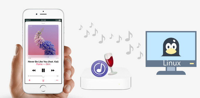diffuser Apple Music sous Linux