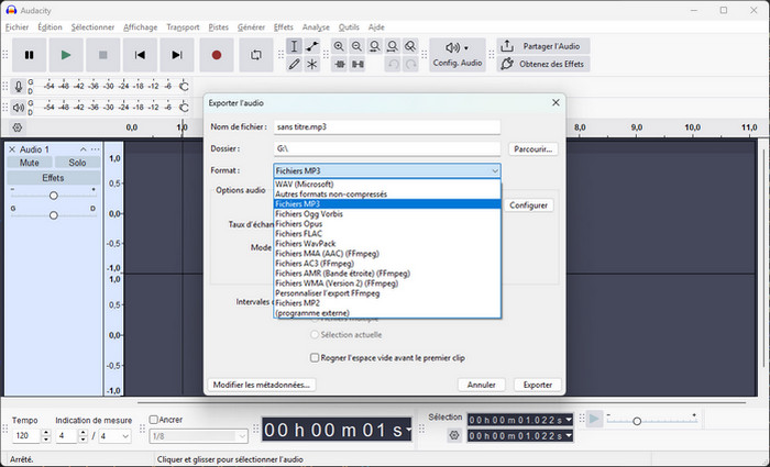 Enregistrez de la musique depuis Spotify dans Audacity sans Premium