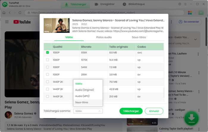 Extraire le son d'une vidéo YouTube gratuit avec TunePat VideoGo All-In-One
