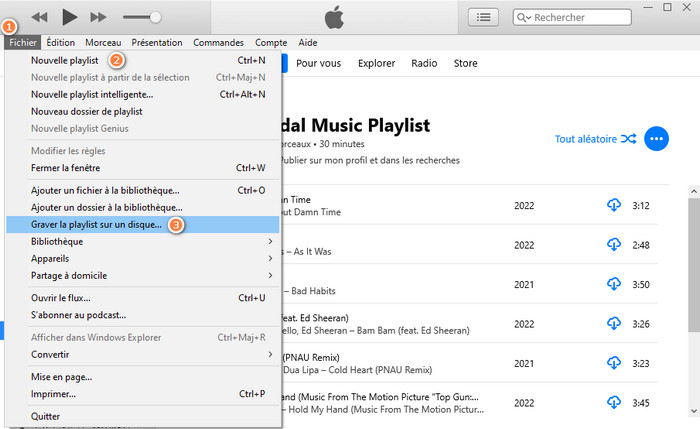 Importez de la musique Tidal sur iTunes