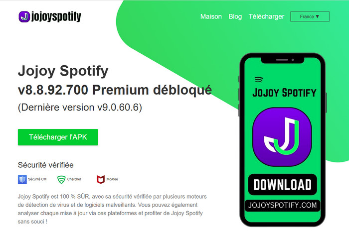 Jojoy Spotify Mod APK