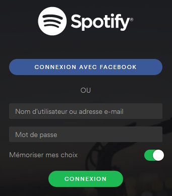 Enregistrer Spotify