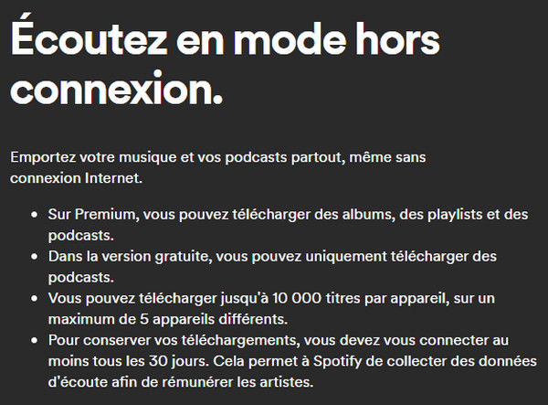 Obtenez Spotify Premium sans payer avec un compte emprunté