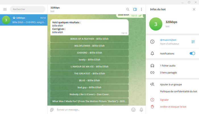 @musicHQbot : 320kbps