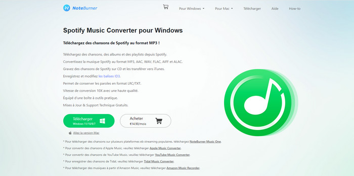 NoteBurner Spotify Music Converter