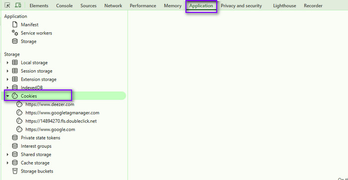 Trouvez Cookies de Deezer