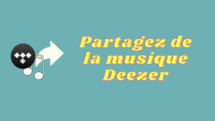 Partagez de la musique Deezer