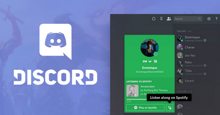 jouer de la musique Spotify sur Discord