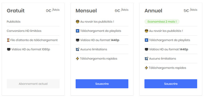 Abonnement de noTube