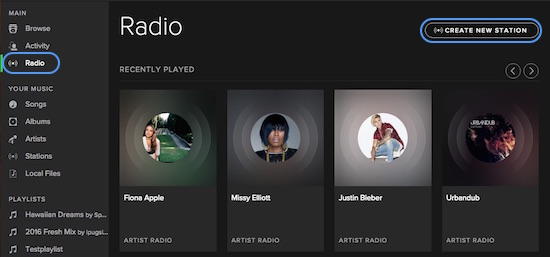 Spotify Radio