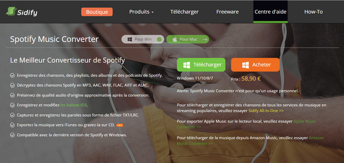 Sidify Spotify Music Converter