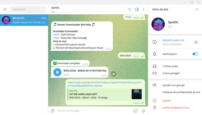 @SpotDLoader_bot : SpotDL