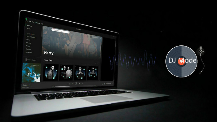 utiliser Spotify Music au DJ lors d'une soirée