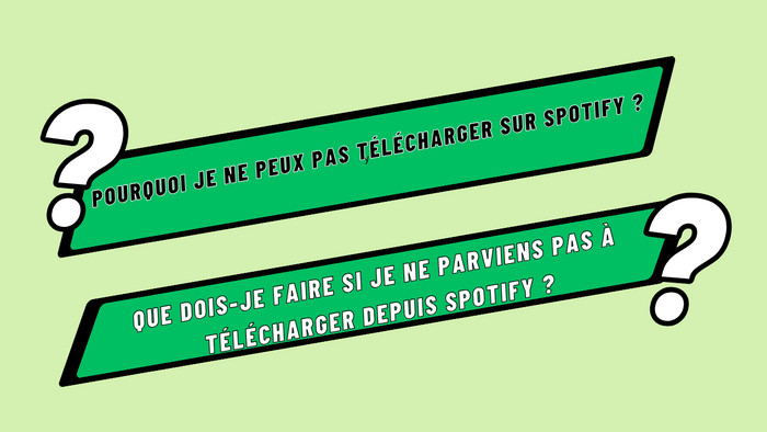 Spotify ne peut pas être téléchargé