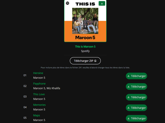 Télécharger des playlists avec SpotiDownloader