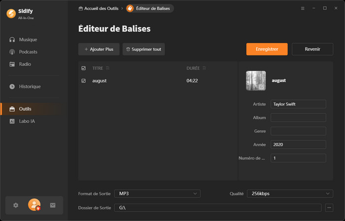 Éditeur de Balises