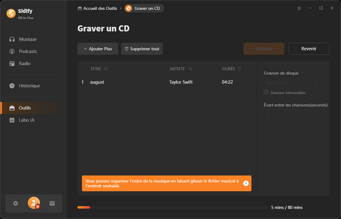 Graver un CD