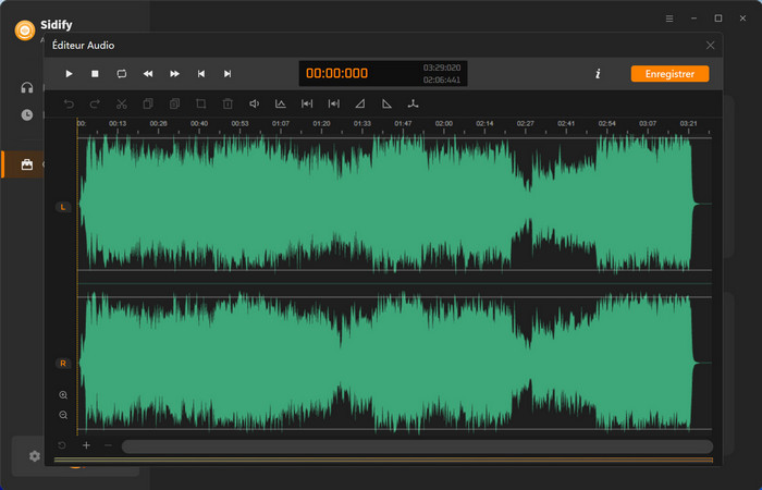 Outils de Éditeur Audio