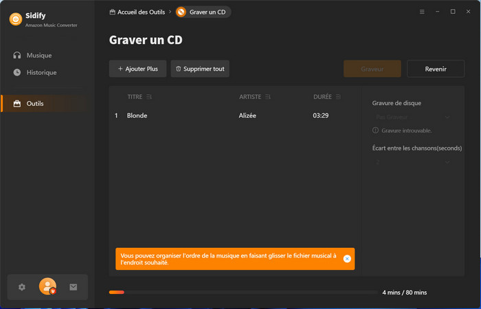 Outils de Gravure CD