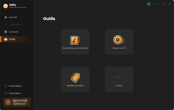 Outils pour Apple Music Converter Windows