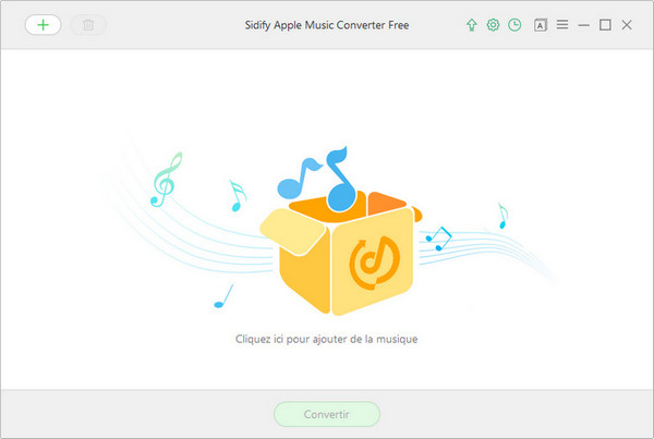 Interface principale de Sidify Apple Music Converter