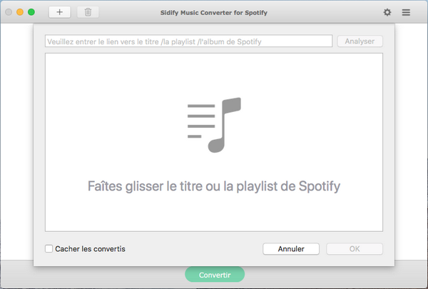 Ajouter spotify music ou Playlist