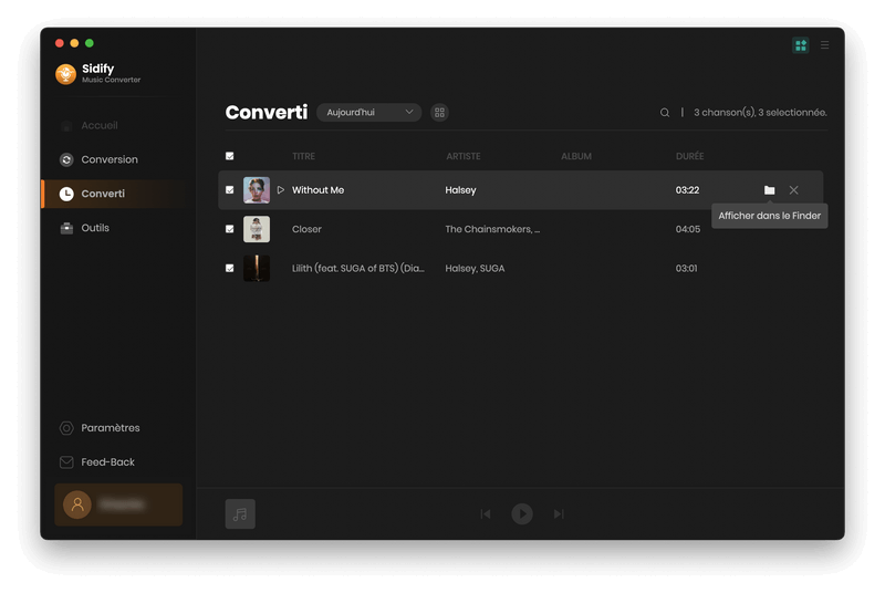 Recherchez des chansons Spotify stockées sur Mac