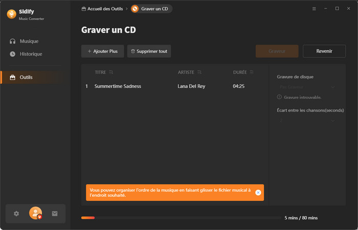 Gravez un CD