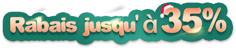 rabais jusqu'à 35%